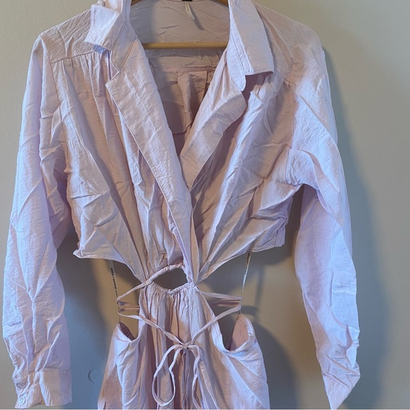 Young Broke & Fabulous Lilac Derby Cut Out Dress - Picture 5 of 8